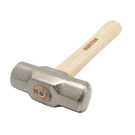 SURTEK Octagonal 2Pound Steel Hammer, Wood Handle MARR2